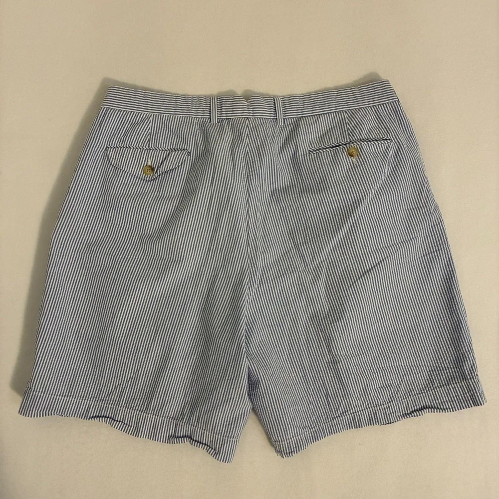 Polo Golf Ralph Lauren Pleated Shorts Men's Size 40 (Fits 38) Seersucker Preppy